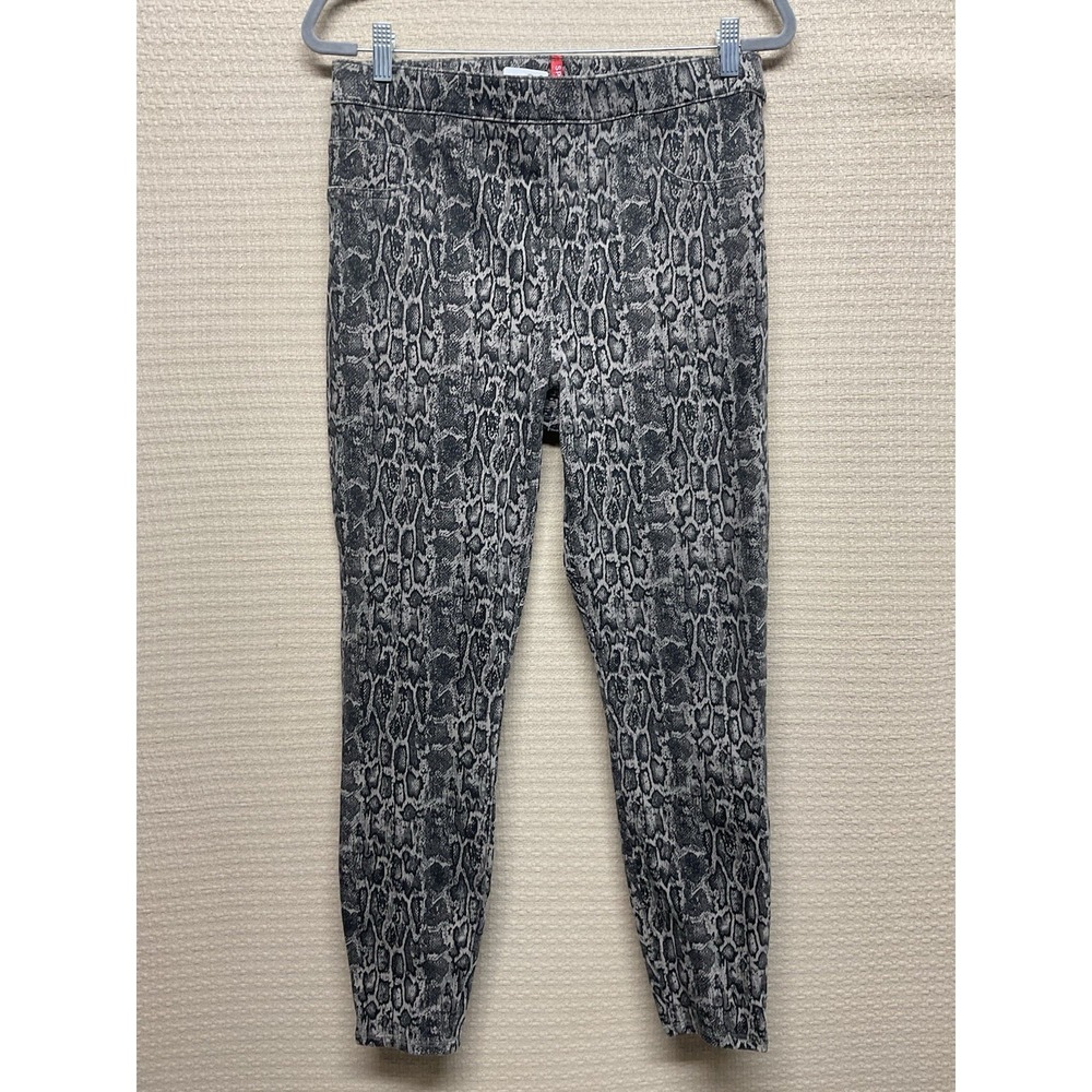 NWOT SPANX Animal Print Jean-ish Ankle Leggings Taupe Snakeskin Women XL 20018R